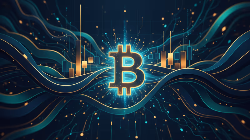 Bitcoin technical chart showing consolidation patterns