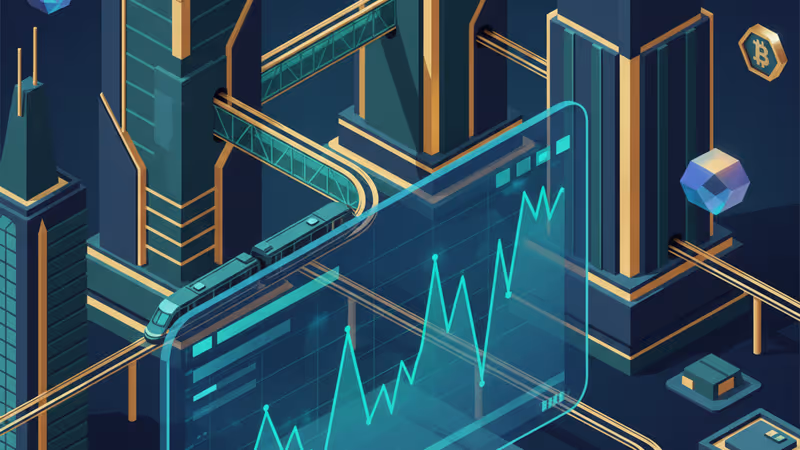 비트코인 9만 2천 달러 돌파를 나타내는 디지털 차트 이미지