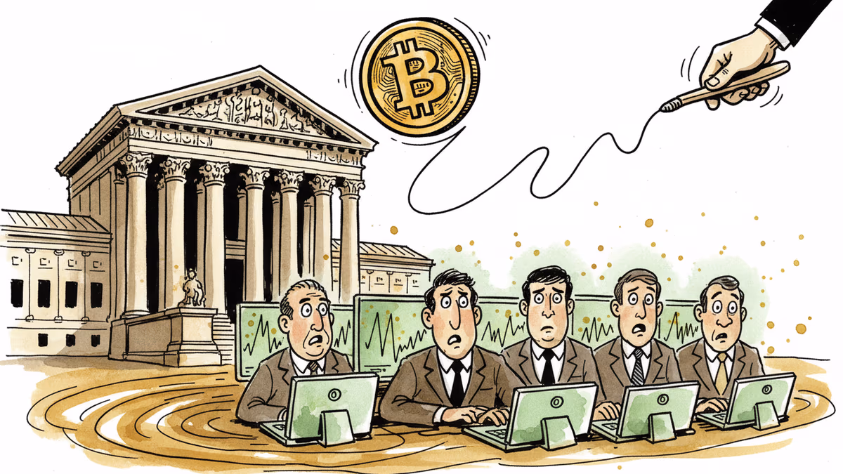 最高法院推翻川普關稅，比特幣短暫飆升後回落