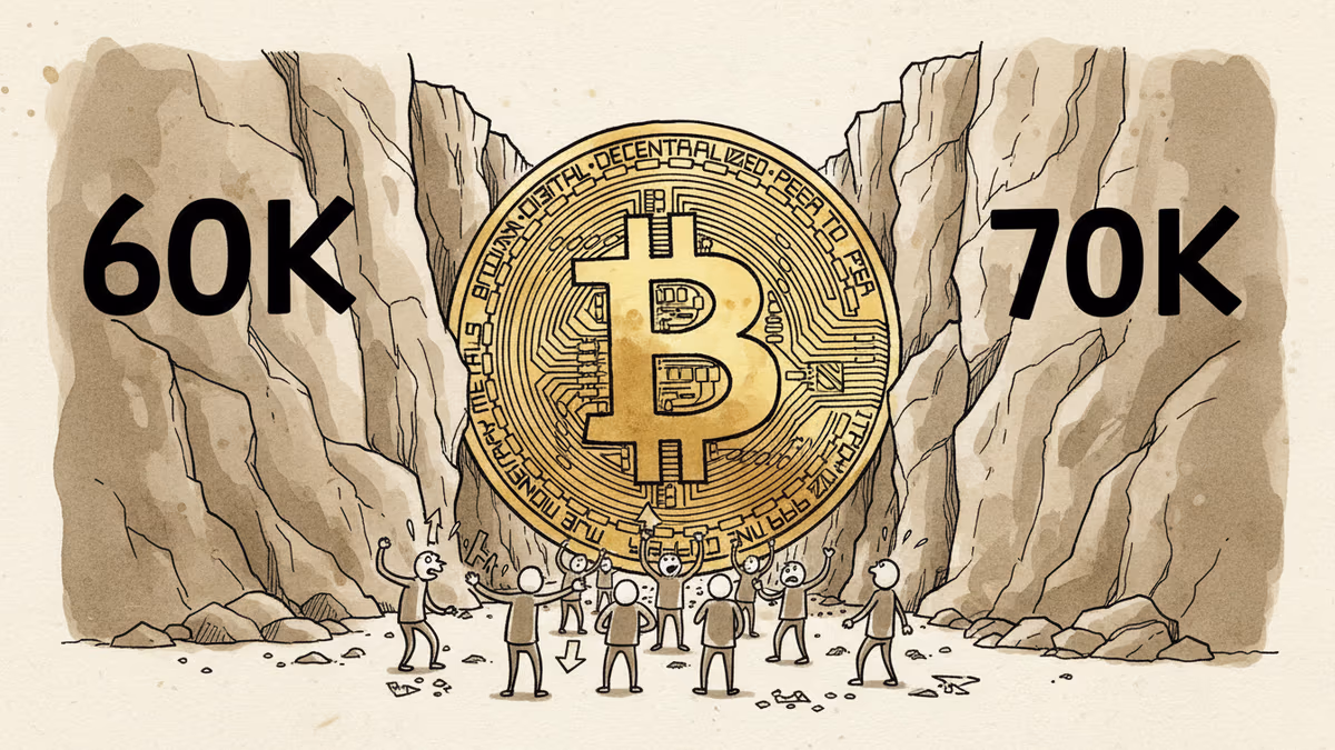 Bitcoin's $68K Trap: Why Fear Faded But Bulls Didn't Return