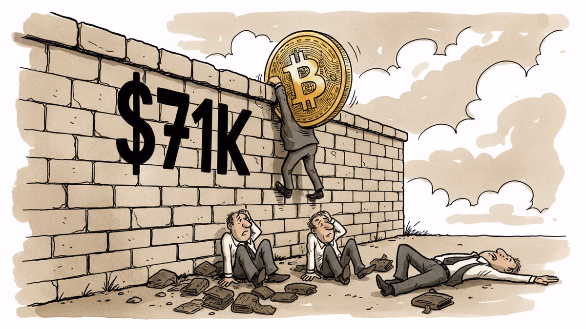 Bitcoin's $71K Wall Exposes the Harsh Reality of Bear Markets
