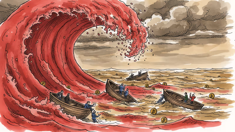 비트코인 14개월 최저점에서 7조원 청산, 그 후 급반등의 진실