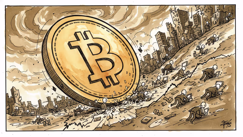 ビットコイン8万ドル割れ、2兆円の強制決済が市場を襲う