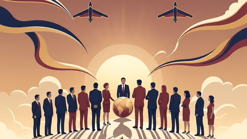 青空の下で白い煙を出しながら飛行する韓国空軍ブラックイーグルスの編隊