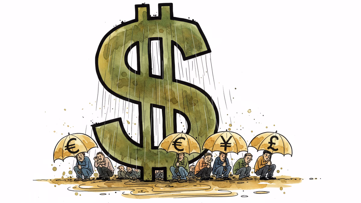 BNY Clients Pile Into Dollar Hedges at Highest Rate Since 2023