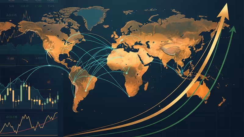 일본은행 본사 건물과 급등하는 국채 수익률 그래프