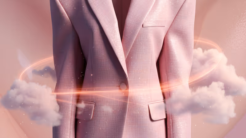 象徵韓國 K-POP 女星大膽時尚趨勢的高級剪裁西裝細節照