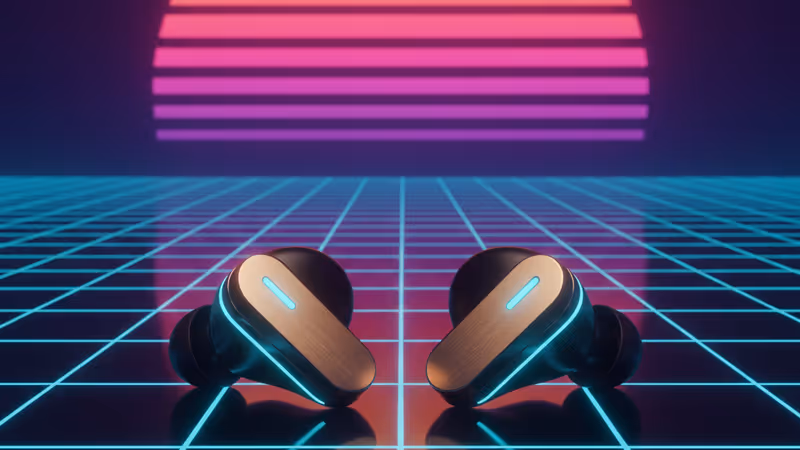 데저트 골드 색상의 보스 QC 울트라 2 이어버드 제품 사진