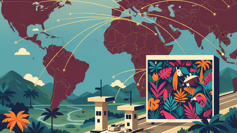 ベネズエラ国境付近を警戒するブラジル治安部隊のイメージ