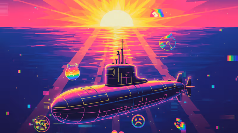 深海を探索するハイテク水中ドローンのイメージ