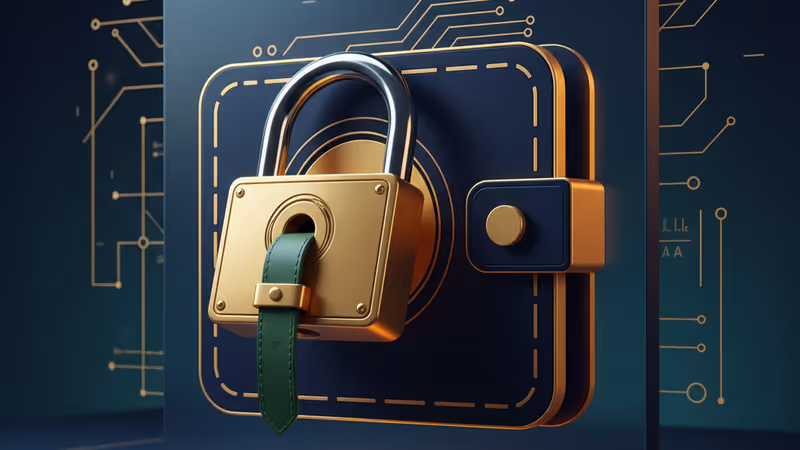 仮想通貨のシンボルと裁判所の木槌が並ぶイメージ図