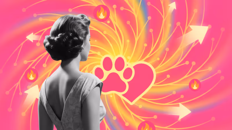 브리짓 바르도의 고전적 초상화와 동물 복지 상징