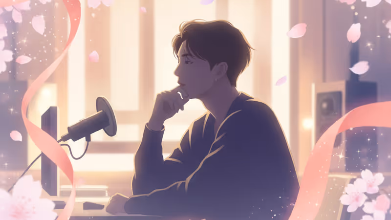 Weverseライブで自身の心境を語るBTSのリーダーRMのイメージ