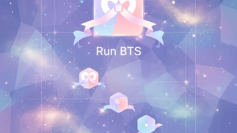告示牌榜單上 BTS Run BTS 排名第一的視覺圖