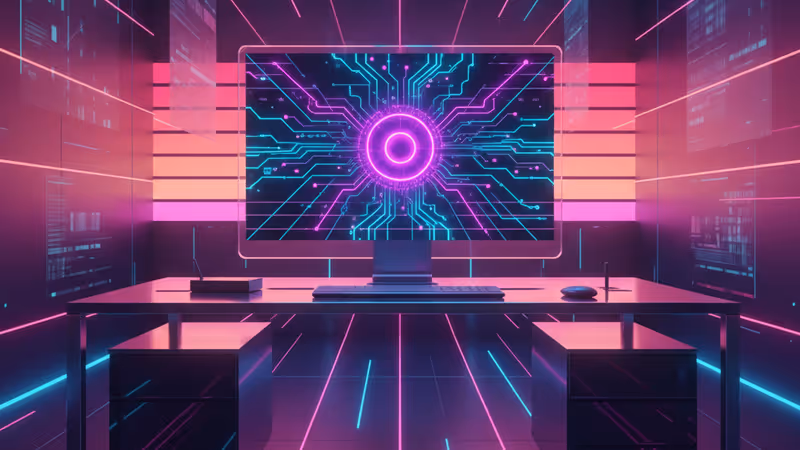 Anthropic Cowork AI 代理人在電腦上自動執行任務的示意圖