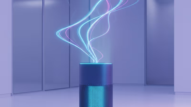 Burtran Nano-Oxy air purifier in a modern interior