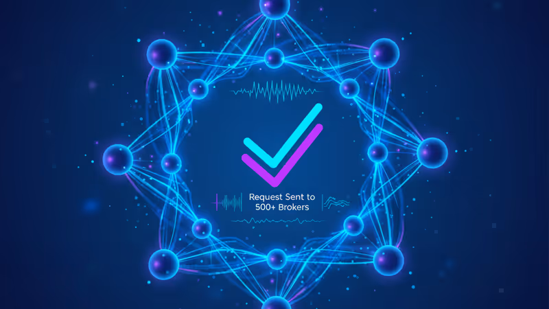 Infographic of the California DROP platform's one-click deletion feature.