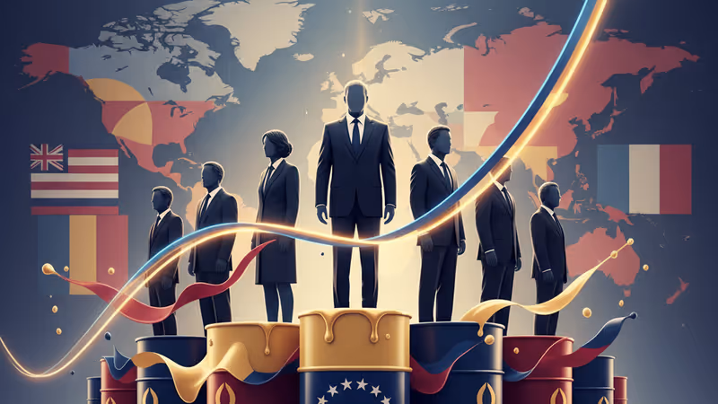 Oil valve dripping crude in Venezuelan oil fields