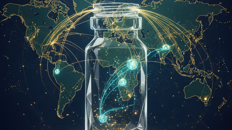 インドから米国へ運ばれるオゼンピックの薬剤イメージ