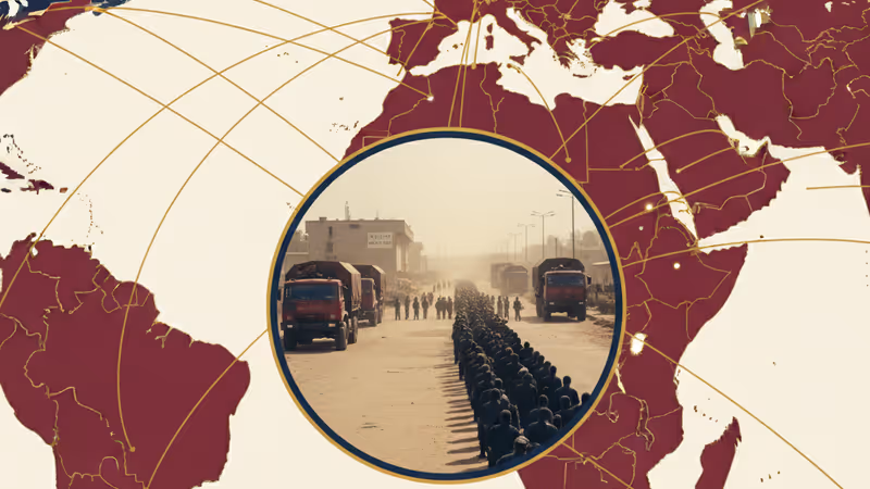 Voters queuing at a polling station in Bangui during the CAR election