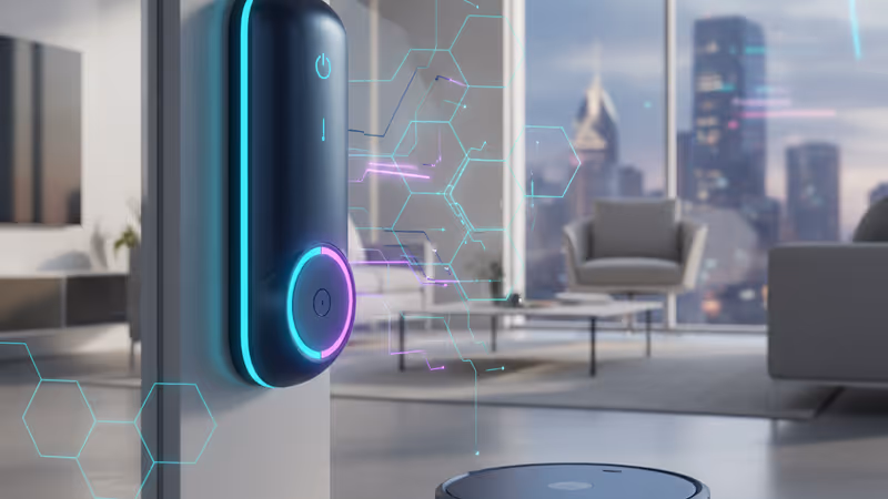 Various smart home devices displayed at the CES 2026 floor