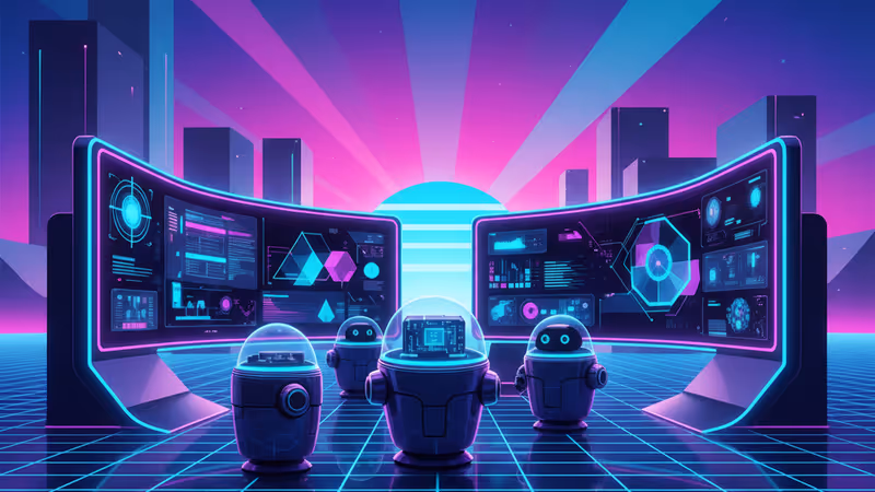 ラスベガスのCES 2026会場に展示された最新のAIロボットと次世代ディスプレイ