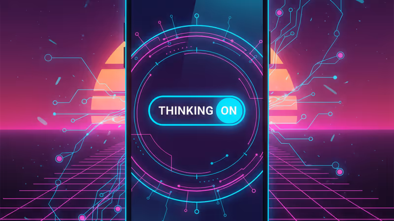 Android 版 ChatGPT 深度思考模式的應用程式截圖示意