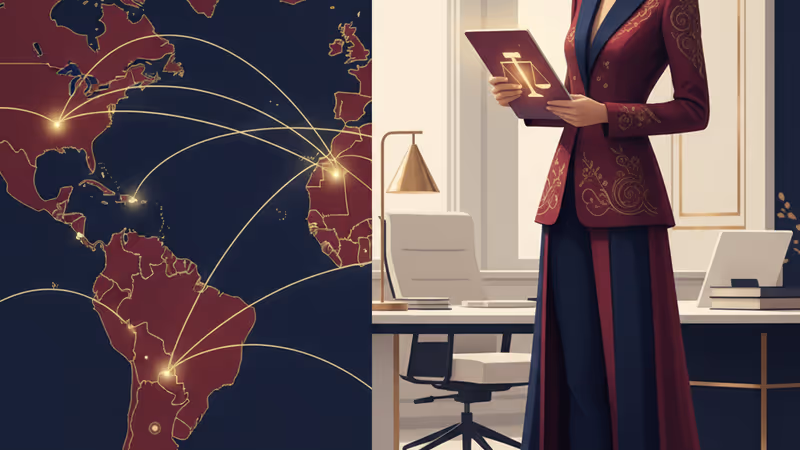 밀라노 법원 앞에서 인터뷰하는 키아라 페라니