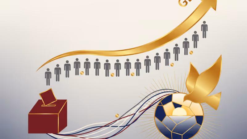 중국의 화려한 마천루와 대비되는 낡은 주거 지역 전경