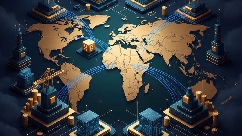 중국 칭다오 항구에 가득 쌓인 수출용 컨테이너 전경