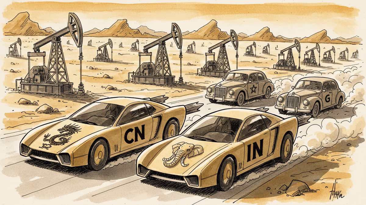 China and India Capture Middle East Auto Market Worth Billions