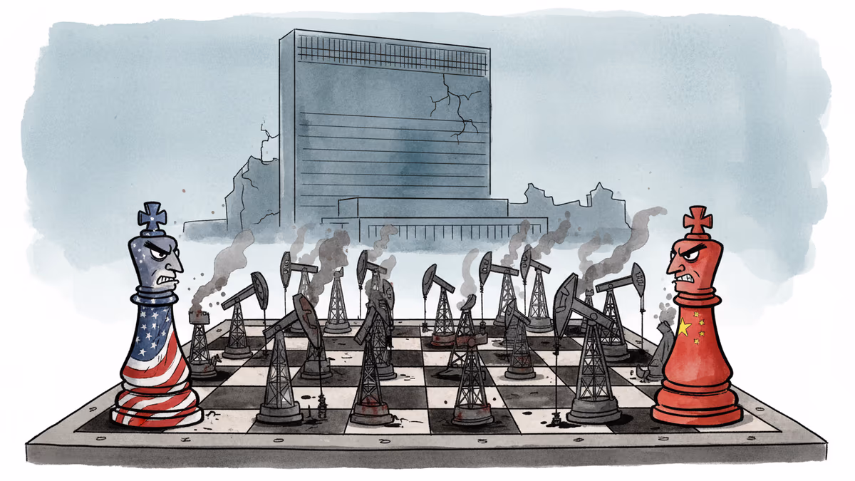 중동 위기 속 중국의 선택, 러시아와 손잡고 미국에 맞서다