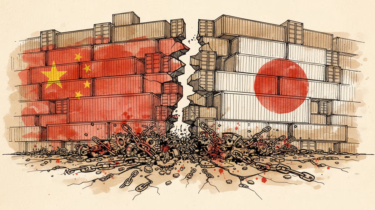 China Blacklists 20 Japanese Firms in Escalating Trade War