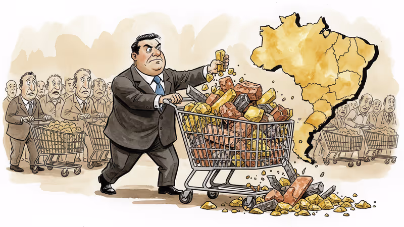 中國礦企10億美元收購巴西金礦