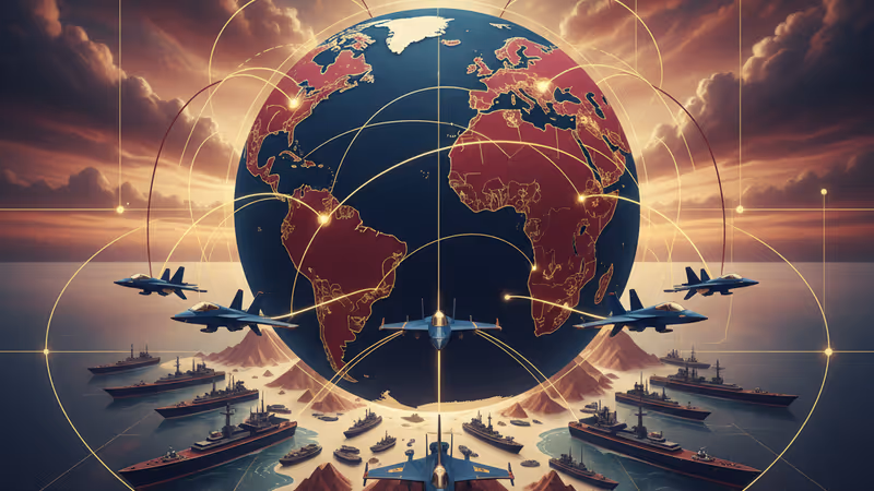 台湾周辺で展開される中国軍の艦船と航空機の演習風景