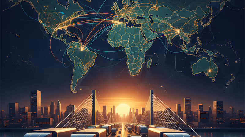 중국 단둥 세관 앞에 줄지어 서 있는 북한행 화물 트럭들