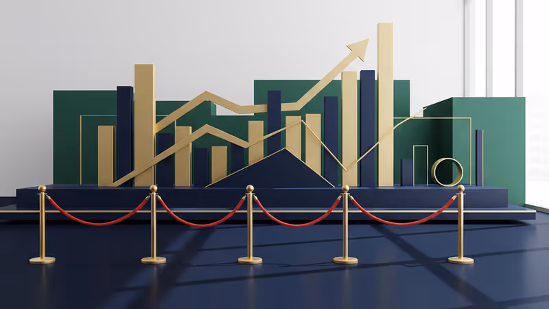 Empty real estate sales office in China