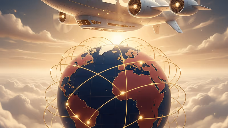 사천성 상공을 비행하는 S2000 공중 풍력 발전기 비행선