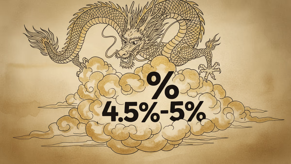 China Slashes 2026 Growth Target to 4.5%-5%, Lowest in a Decade