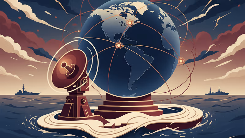 대만 해협 주변에서 대치 중인 대만과 중국의 해경선 전경