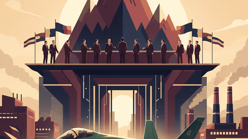 正在工廠內進行組裝的中型隱形戰機 J-35