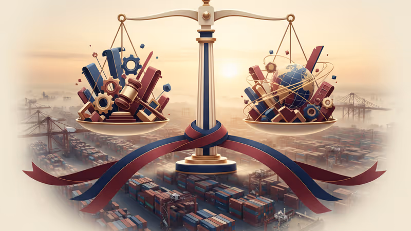 수천 개의 컨테이너가 쌓여 있는 중국 대형 항구 전경