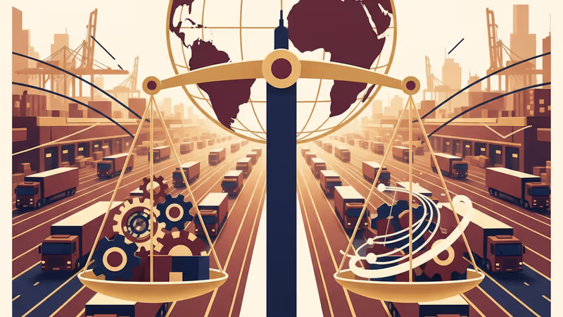 Overview of a large logistics terminal in Yiwu heading towards new trade routes.