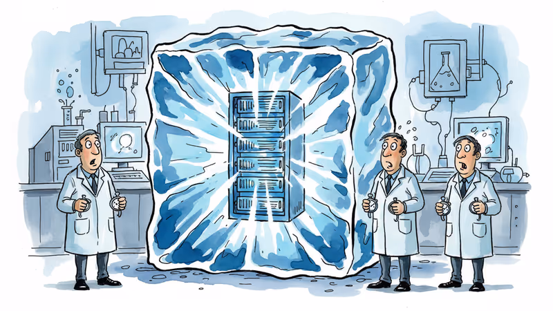 20秒で氷点下へ：中国の超冷却技術がAI競争の勝敗を決めるか