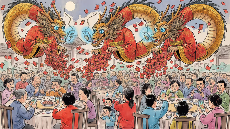 數位紅包戰：中國AI巨頭春節搶客大作戰