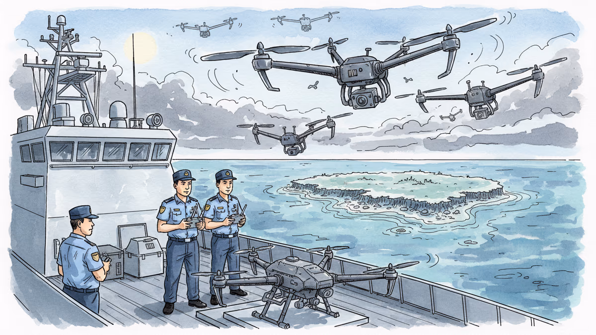 中国海警が春節に公開したドローン映像が示す南シナ海の新たな現実