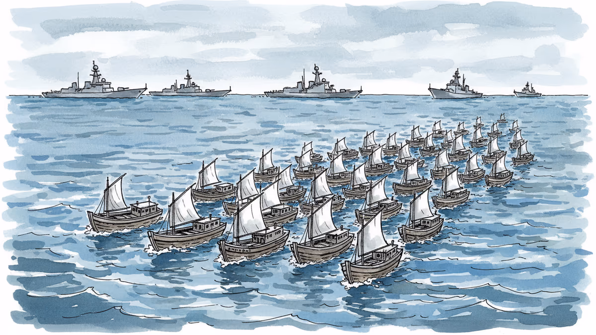 남중국해 '회색 함대' 241척, 중국의 새로운 전략