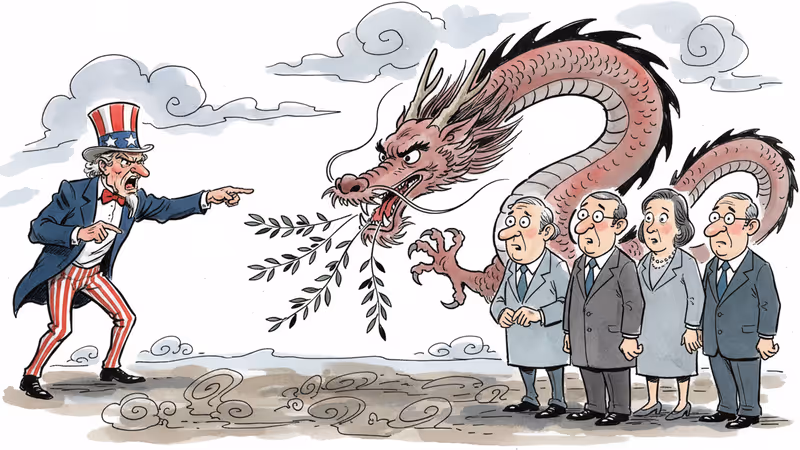 중국의 '쐐기 전략', 미국 동맹국들을 흔들다