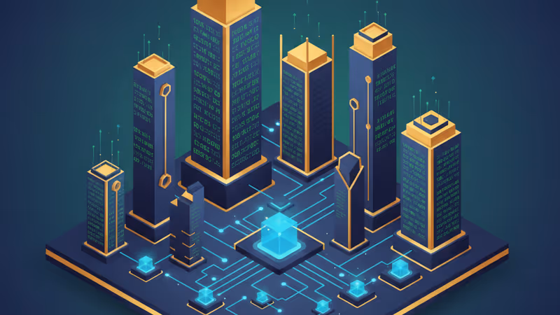 象徵 2026 加密貨幣市場結構性轉變的未來派金融數據看板