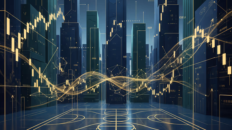 大学アスリートの移籍市場と予測市場のリスクを示すデジタルイメージ